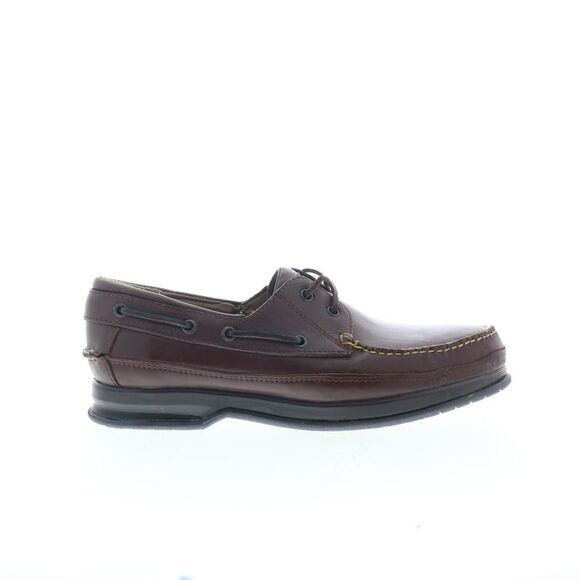 Hitchcock Mens Canoe Boat Brown Shoes (NWT)